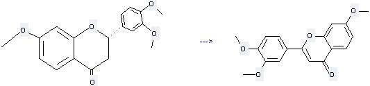 The 4H-1-Benzopyran-4-one,2-(3,4-dimethoxyphenyl)-7-methoxy- can be obtained by O-Trimethyl-(+-)-butin